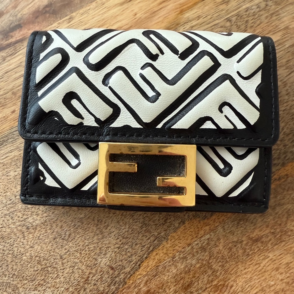 FENDI x Joshua Vides Limited Edition Nappa Matisse Trifold Wallet